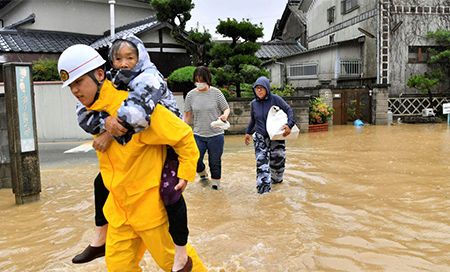 Japón: Aumenta a 35 el número de muertos por las fuertes lluvias 